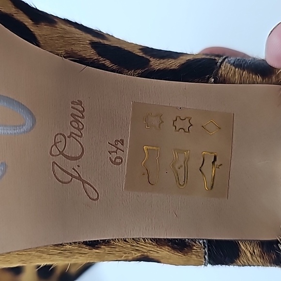 J. Crew Willa calf hair ankle boots size 6.5 - Picture 8 of 8